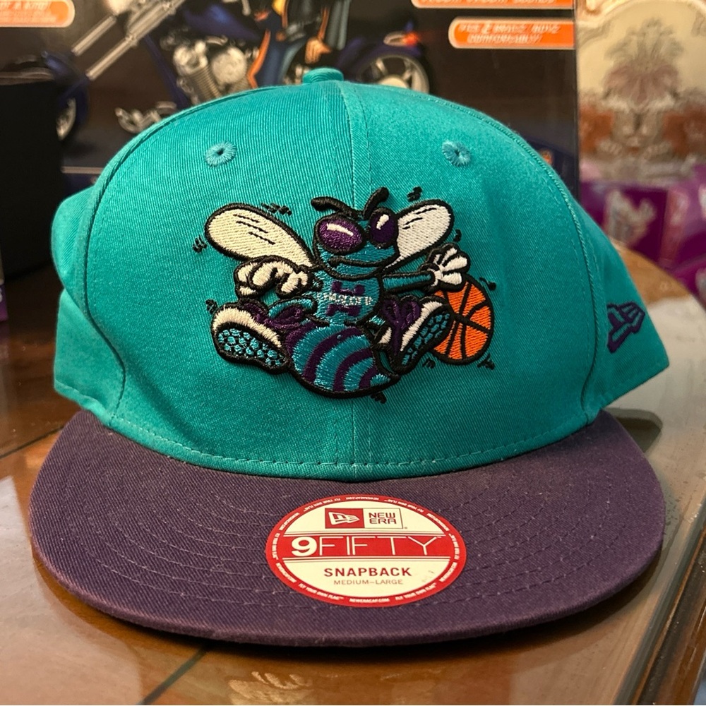 New Era Teal and Purple Snapback Hat